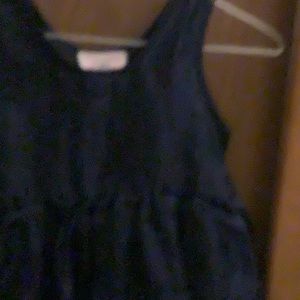 A dark blue fancy dress